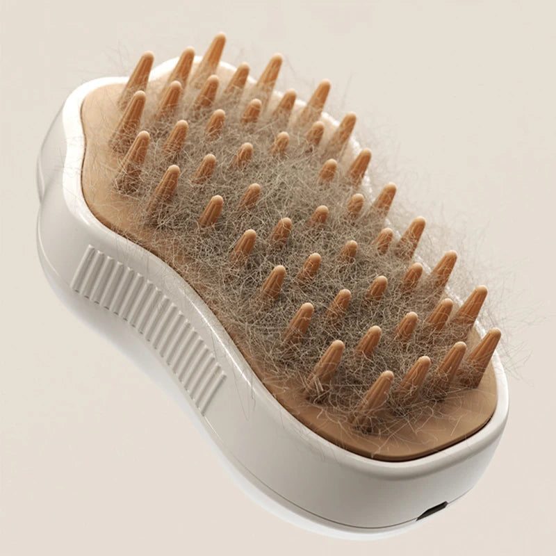 MistyPaws 3-in-1 Steam Grooming Brush
