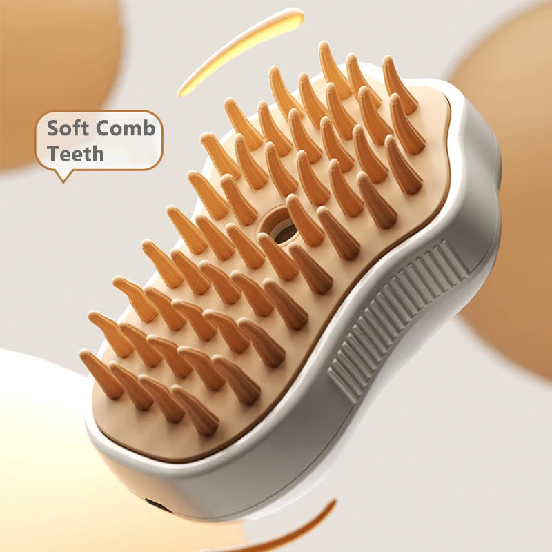 MistyPaws 3-in-1 Steam Grooming Brush
