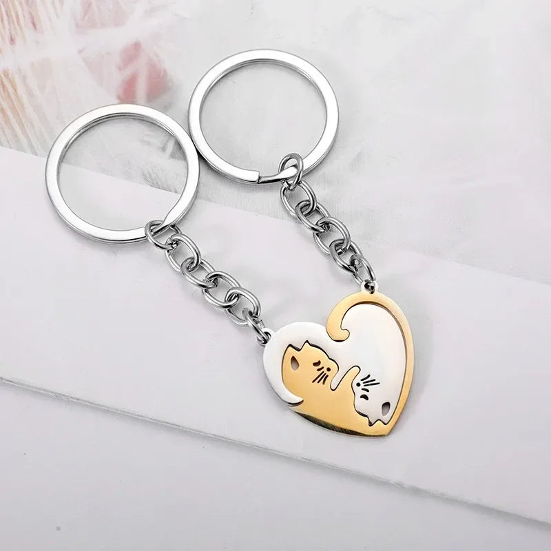 Pawfect Pair Cat Keychain Set