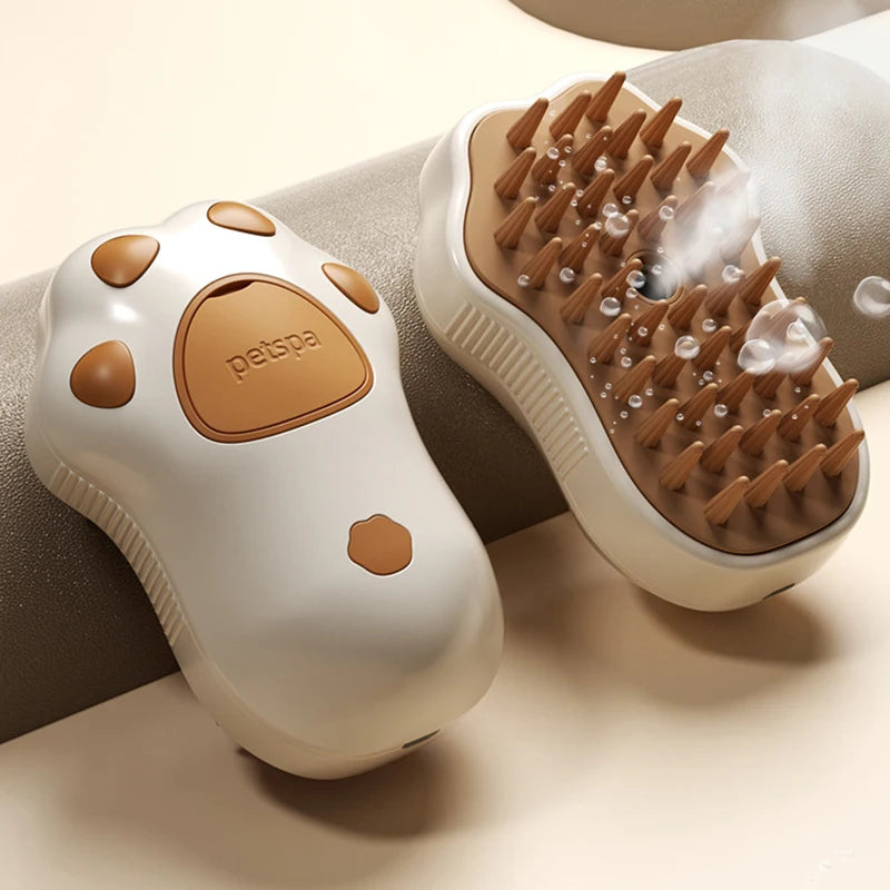 MistyPaws 3-in-1 Steam Grooming Brush