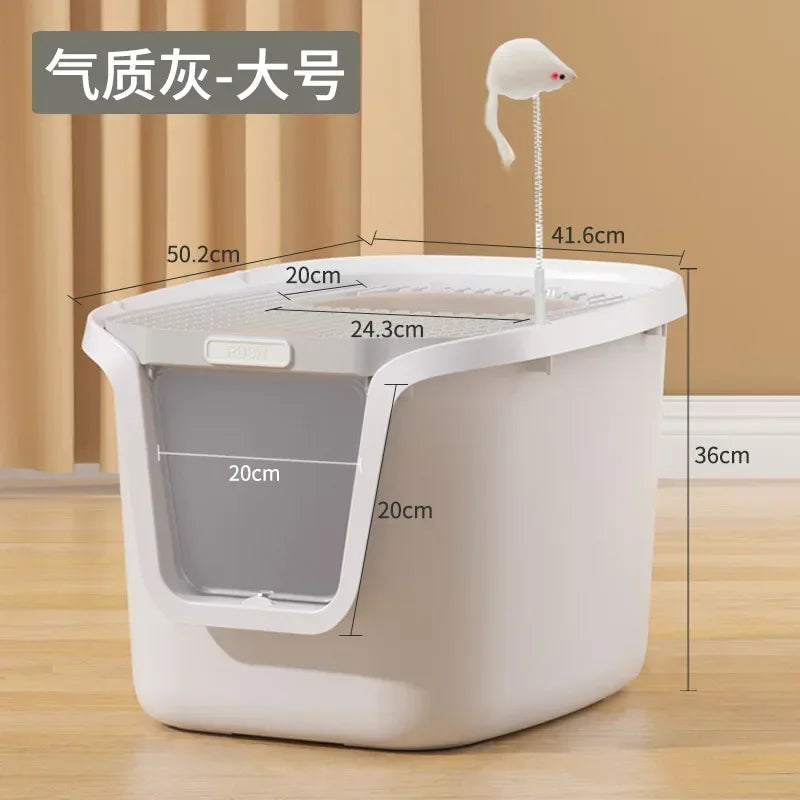 CastleLoo Multi-Access Cat Litter Box