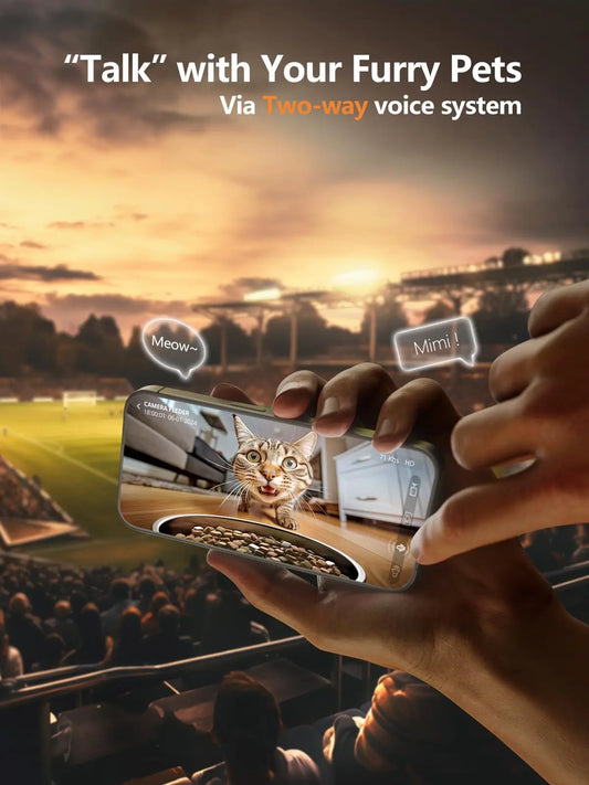 Automatic Pet Feeder with Camera