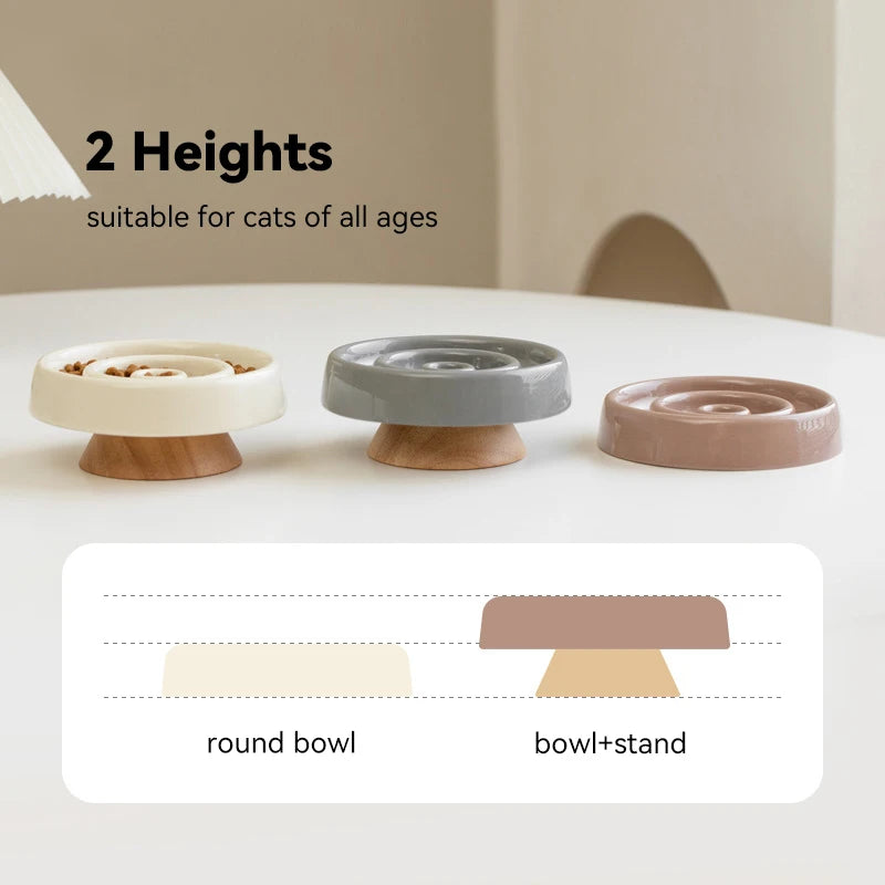 Spiral Ceramic Slow Feeder