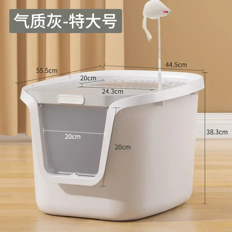 CastleLoo Multi-Access Cat Litter Box