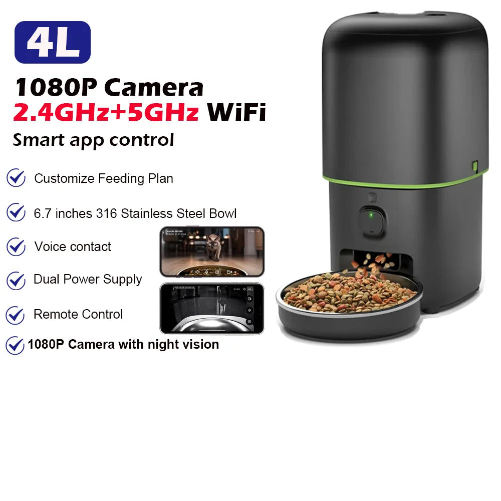 Automatic Pet Feeder with Camera