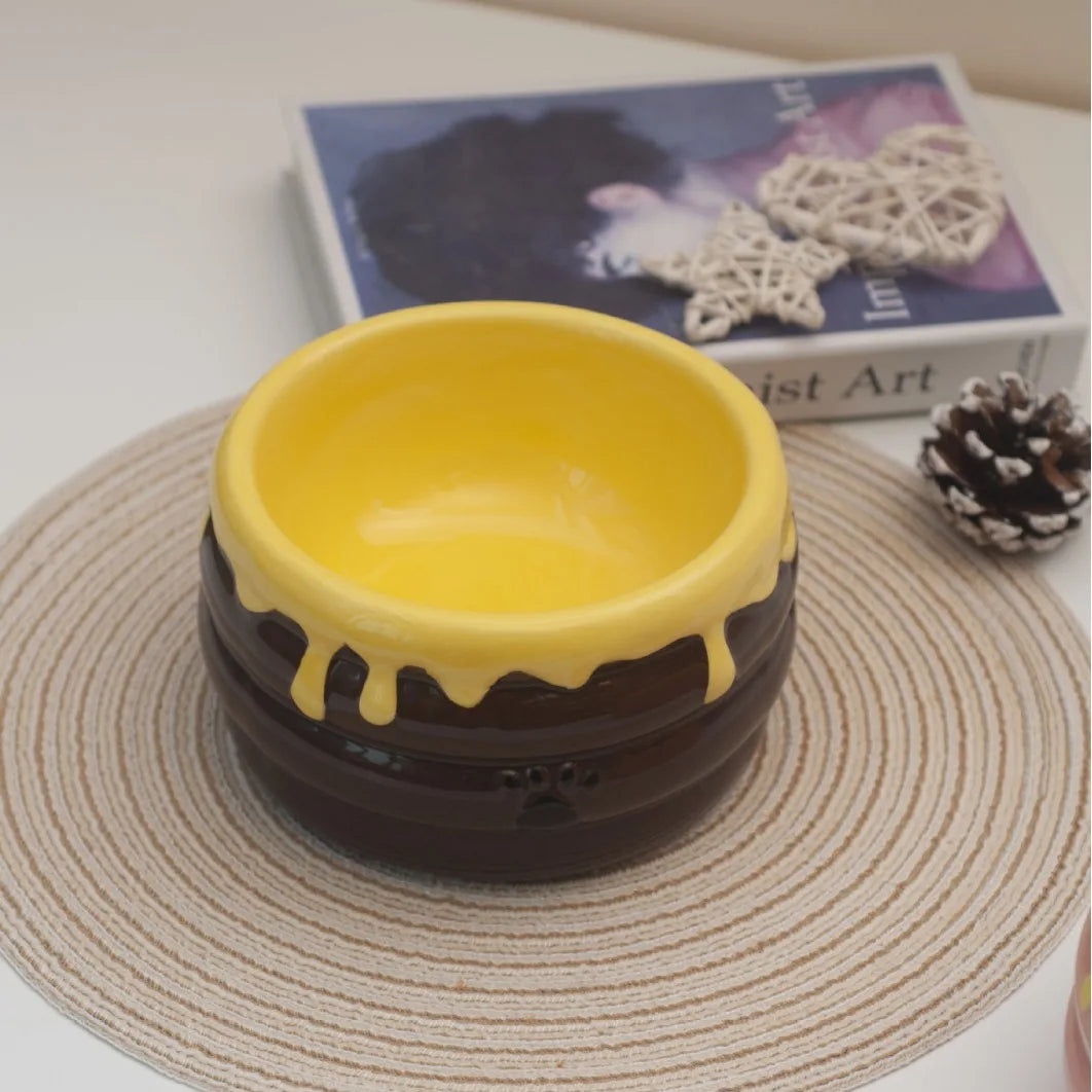 Honey Pot Ceramic Bowl