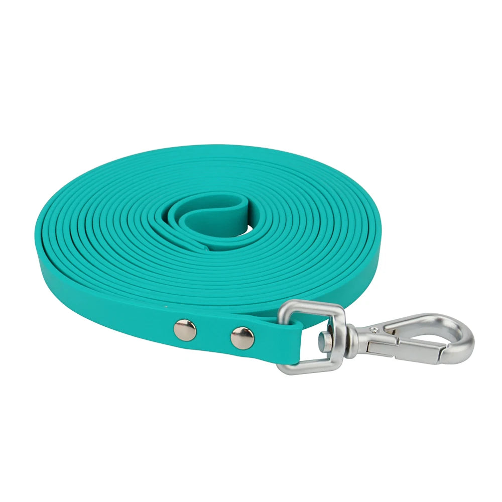PVC Long Dog Leashes Cat Traction Lead Rope Candy Color Outdoor Short Pet Leash Blue Rose Red Yellow