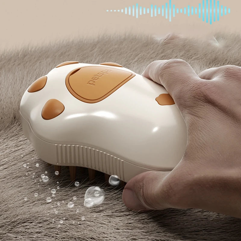 MistyPaws 3-in-1 Steam Grooming Brush