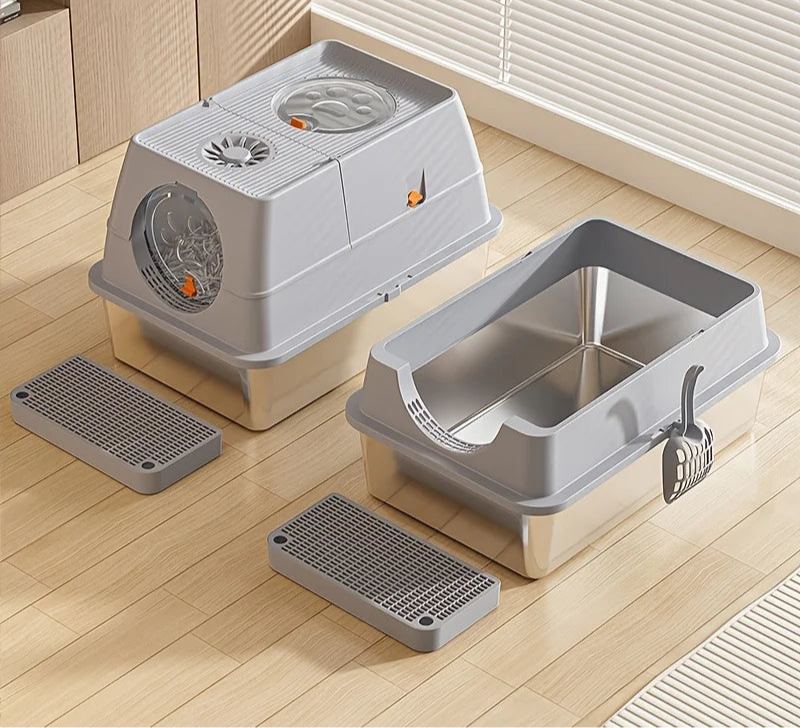 SteelSanctuary XL Cat Litter Box