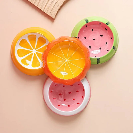 Fruit Bliss Ceramic Pet Bowl
