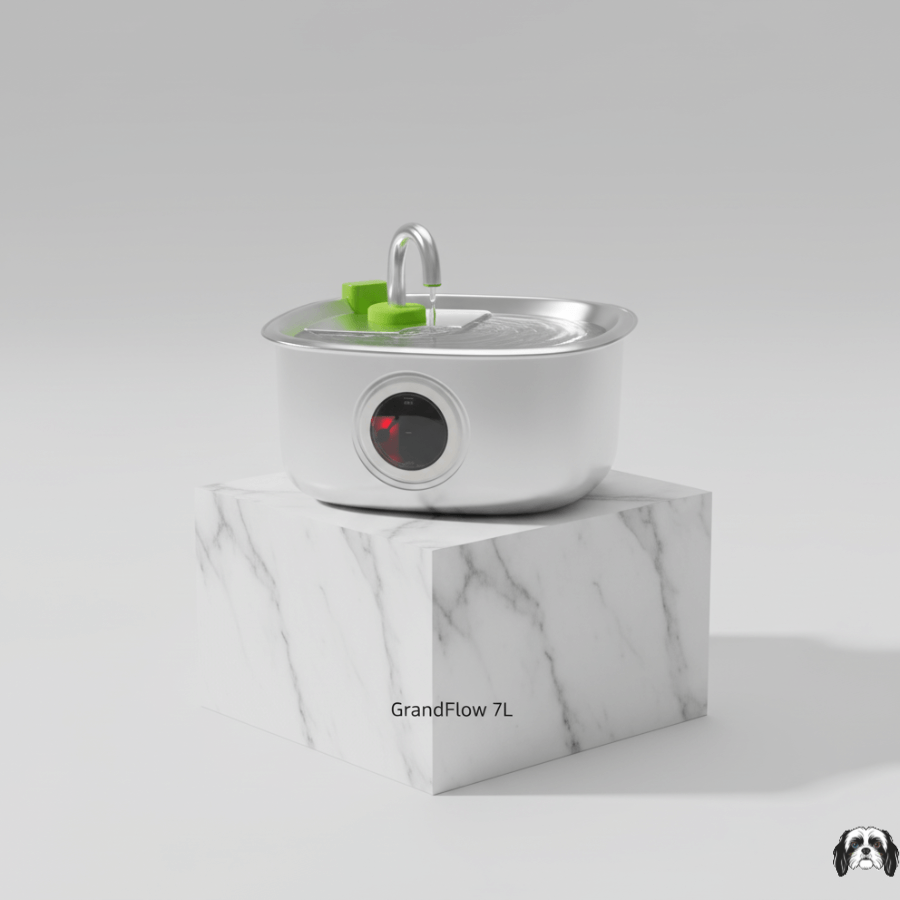 GrandFlow 7L Stainless Steel Pet Fountain