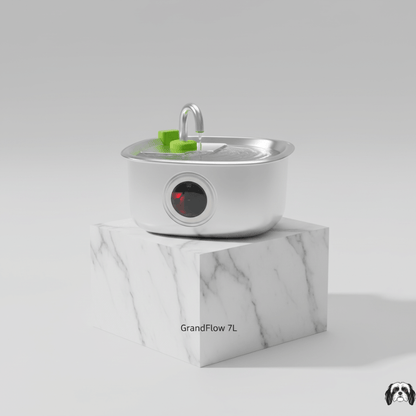 GrandFlow 7L Stainless Steel Pet Fountain
