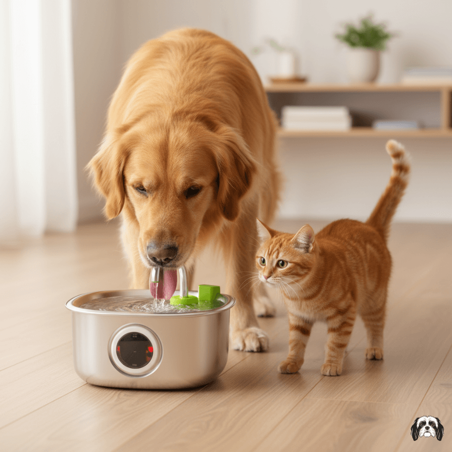 GrandFlow 7L Stainless Steel Pet Fountain