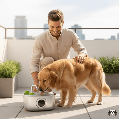 GrandFlow 7L Stainless Steel Pet Fountain