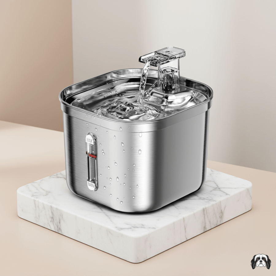 MiniFlow 2L Stainless Steel Pet Fountain