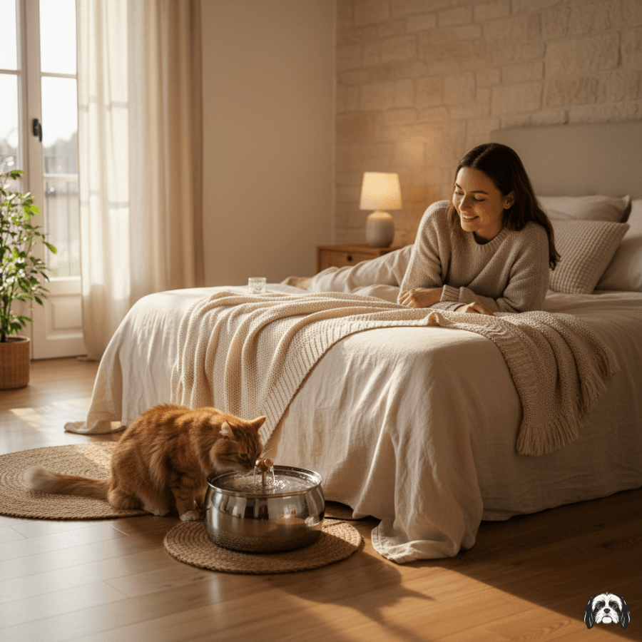 PureFlow 4L Stainless Steel Pet Fountain