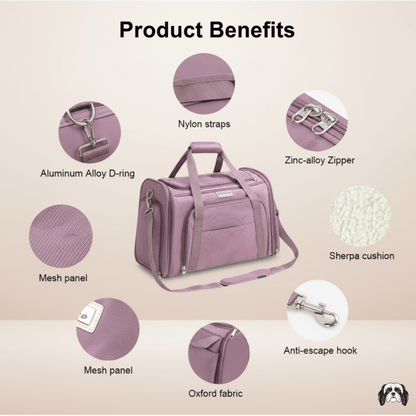 CozyNest Expandable Pet Bag