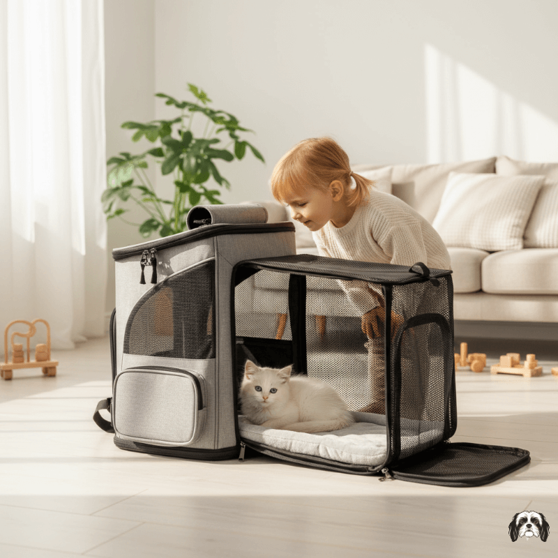 FlexiNest Expandable Pet Carrier Backpack