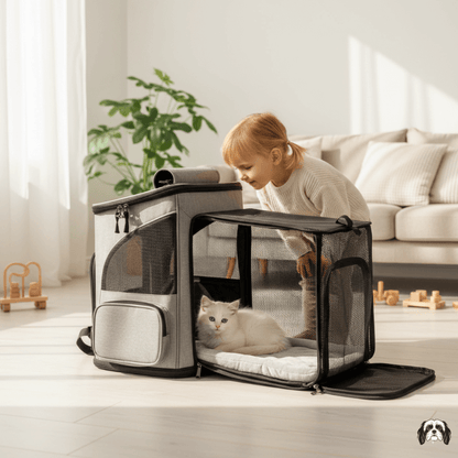 FlexiNest Expandable Pet Carrier Backpack