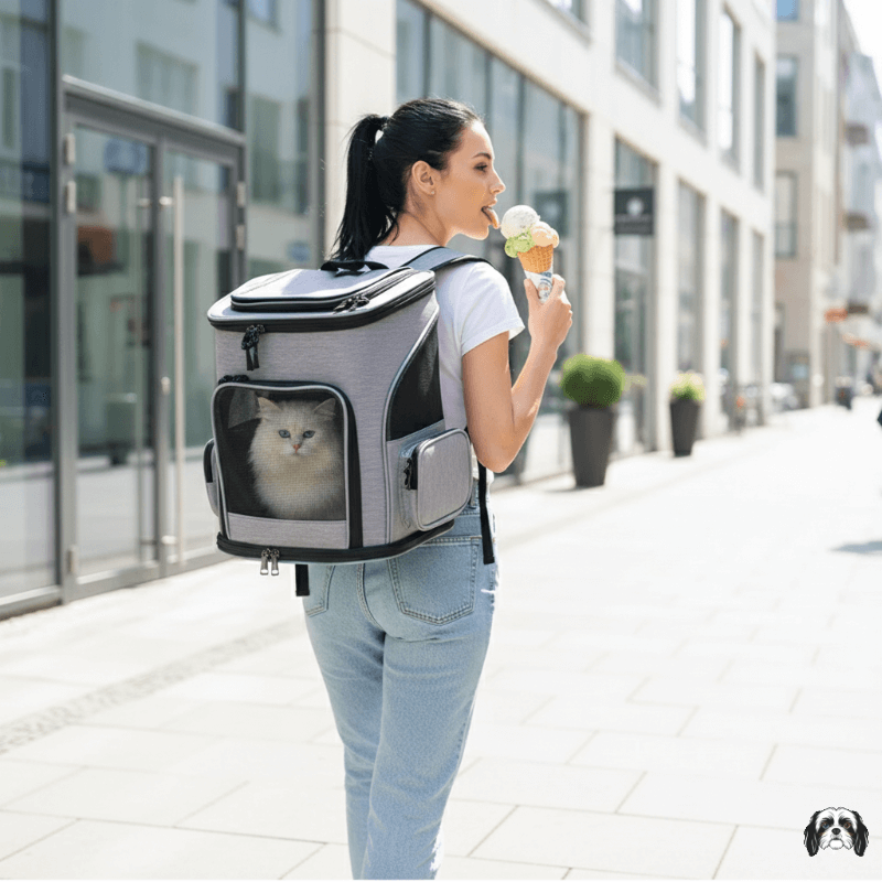 FlexiNest Expandable Pet Carrier Backpack