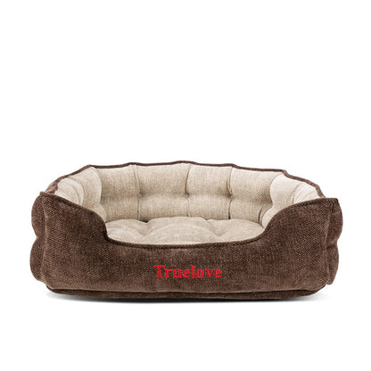 DreamNest Chenille Pet Bed