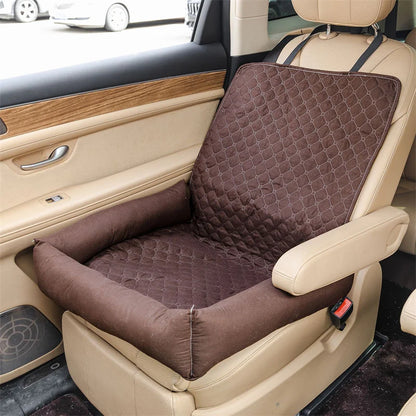 RidePaws Waterproof Pet Car Seat Cover &amp; Travel Bed