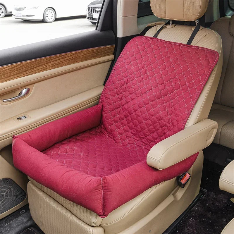 RidePaws Waterproof Pet Car Seat Cover &amp; Travel Bed