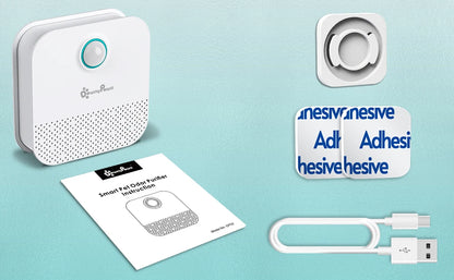 DownyPaws 4000mAh Smart Cat Odor Purifier For Cat Litter Box Deodorizer Pet Toilet Air Purifier Dog Cat Litter Deodorant