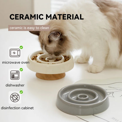Spiral Ceramic Slow Feeder