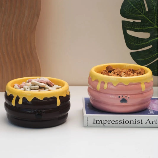 Honey Pot Ceramic Bowl