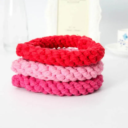 Rope Pet Toys for Dog Chew Toys Bite Resistant Pet Toy Outdoor Training Pet Supplies Dogs Clean Teeth Toy Jouet Chien Peluche