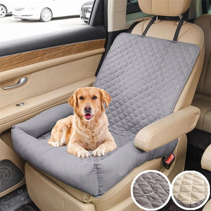 RidePaws Waterproof Pet Car Seat Cover &amp; Travel Bed