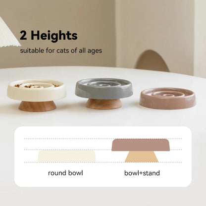 Spiral Ceramic Slow Feeder