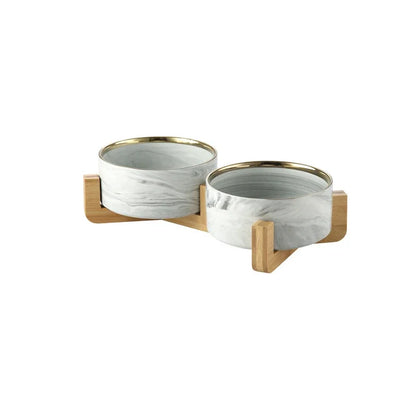 MarbleBloom Ceramic Bowl