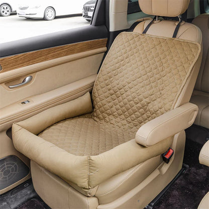 RidePaws Waterproof Pet Car Seat Cover &amp; Travel Bed