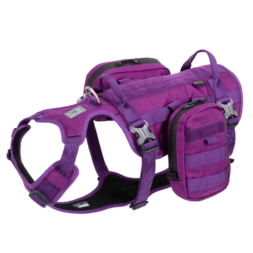 TRUELOVE High Performance Tactical Training Military Backpack Service Dog Harness with Dupont Nylon 66 Waterproof Fabric YH1805