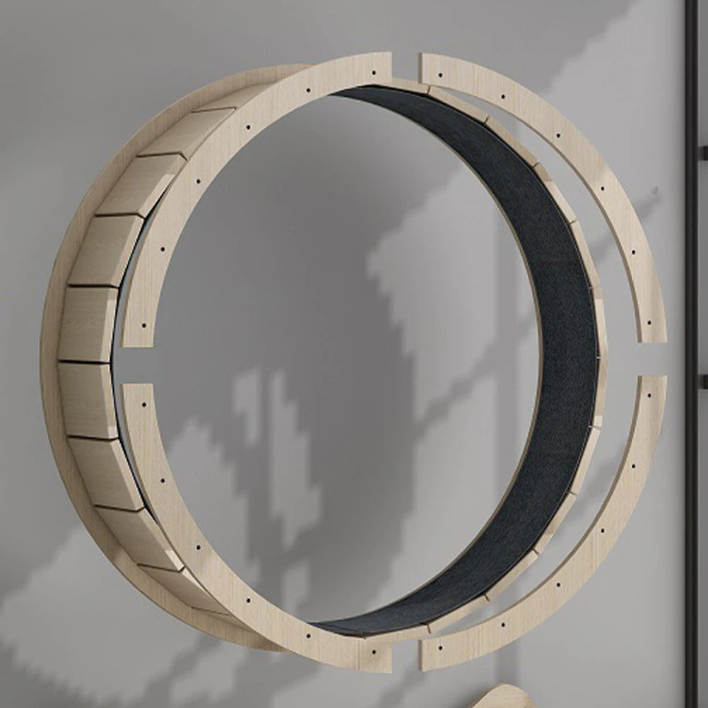 Cat Scratching Board Mat Cat Exercise Wheel Carpet Felt Cushion Cat Treadmill Wheel Scratcher Pad Running Wheel Mat Protection