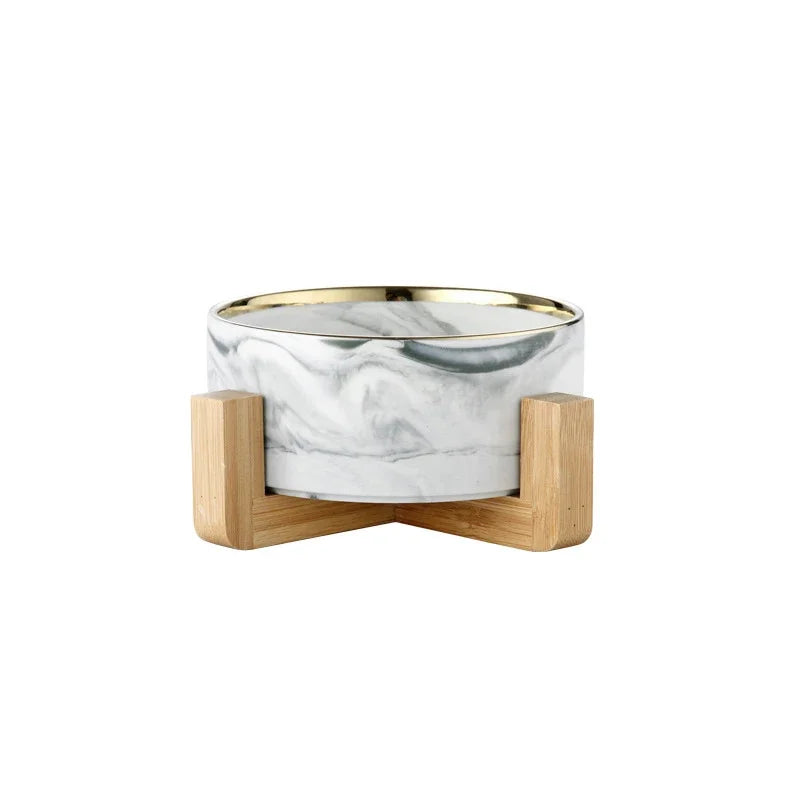 MarbleBloom Ceramic Bowl