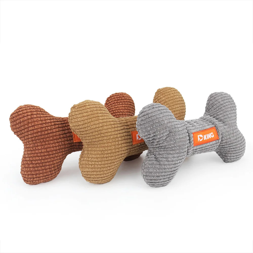 Bone Small Dog Toy Puppy Plush Pet Squeak Toy Interactive Accessories
