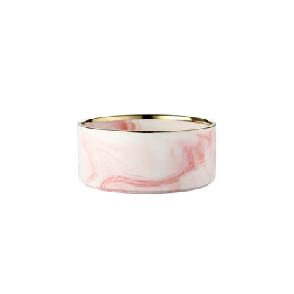 MarbleBloom Ceramic Bowl