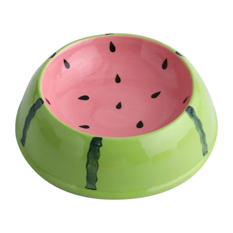 Fruit Bliss Ceramic Pet Bowl