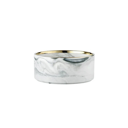 MarbleBloom Ceramic Bowl