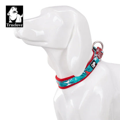 Truelove Floral Pet Collar Best Padded Comfort Cushion Camouflage Small Medium and Large Dogs and Pets Running Outdoors TLC5273