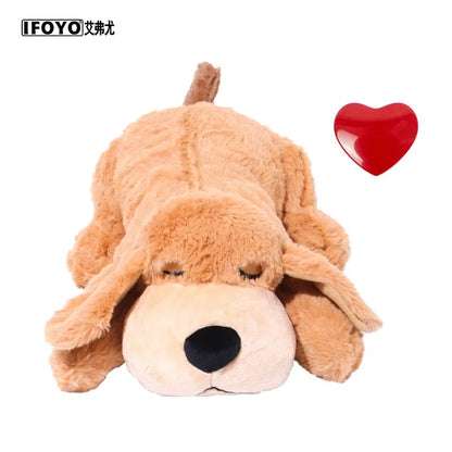 IFOYO Pet Heartbeat Puppy Behavioral Training Dog Plush Pet Comfortable Snuggle Anxiety Relief Sleep Aid Doll Durable Wholesale