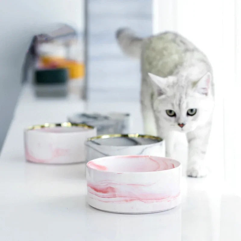 MarbleBloom Ceramic Bowl