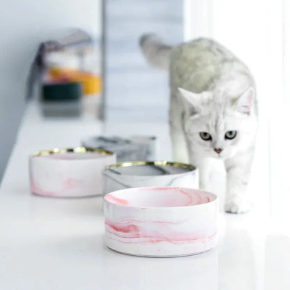 MarbleBloom Ceramic Bowl