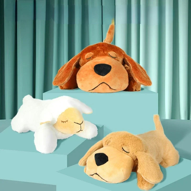 IFOYO Pet Heartbeat Puppy Behavioral Training Dog Plush Pet Comfortable Snuggle Anxiety Relief Sleep Aid Doll Durable Wholesale