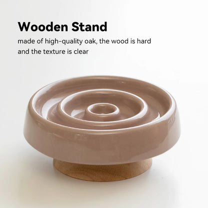 Spiral Ceramic Slow Feeder