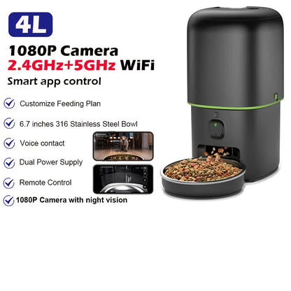 Automatic Pet Feeder with Camera
