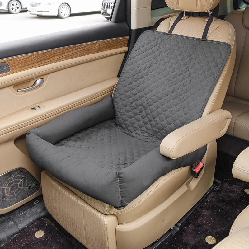 RidePaws Waterproof Pet Car Seat Cover &amp; Travel Bed